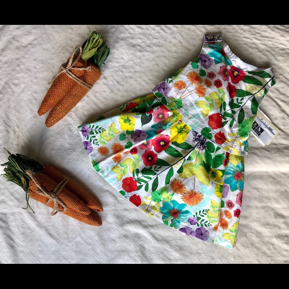 NWT floral print dress! So pretty and bright!